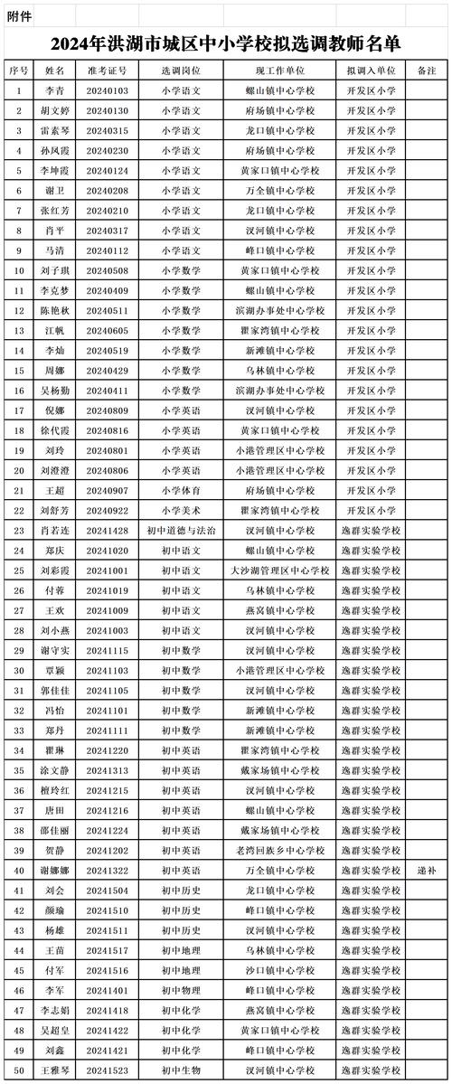 2024年春季芜湖市镜湖区第二批中小学和幼儿园教资通过人员公示