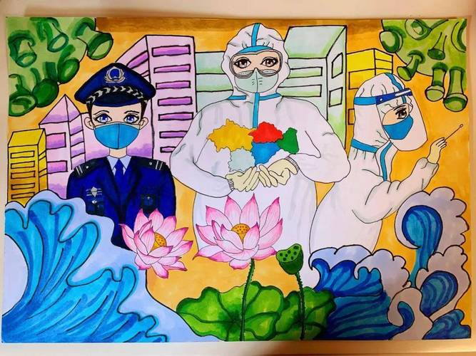 孩子眼中的疫情是什么样的?51Talk学员们手绘祝福武汉