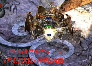 传奇新服攻略大全：征服玛法大陆的终结指南