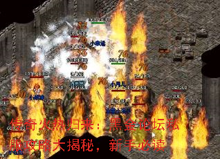 传奇火热归来:黑金论坛私服攻略大揭秘,新手必读 传奇火热归来:黑金论坛私服攻略大揭秘,新手必读