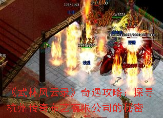 《武林风云录》奇遇攻略:探寻杭州传奇布艺有限公司的秘密 《武林风云录》奇遇攻略:探寻杭州传奇布艺有限公司的秘密