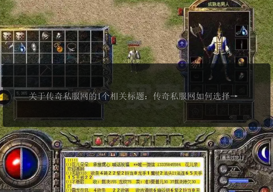 关于传奇私服网的1个相关标题:传奇私服网如何选择?