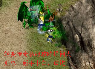 轻变传奇私服攻略提问大汇总：新手小白，请进