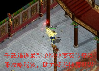 千载难逢最新单职业变态传奇私服攻略秘笈,助力畅游神魔世界 千载难逢最新单职业变态传奇私服攻略秘笈,助力畅游神魔世界