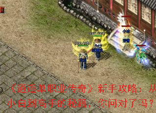《逍遥单职业传奇》新手攻略:从小白到高手的秘籍,你问对了吗? 《逍遥单职业传奇》新手攻略:从小白到高手的秘籍,你问对了吗?
