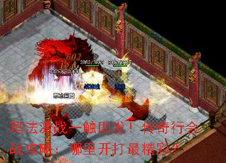 玛法激战一触即发！传奇行会战攻略：哪里开打最精彩？