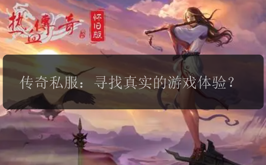 传奇私服:寻找真实的游戏体验?